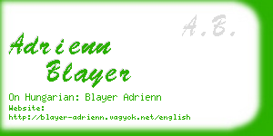 adrienn blayer business card